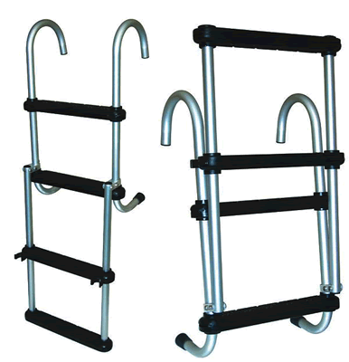 Jif Marine Pontoon Ladder 4-Step Folding [ASC4]