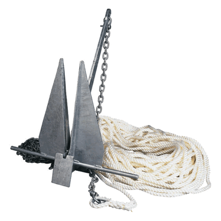 Lewmar 8 Lb Fluke Anchor Pkg [69600906]