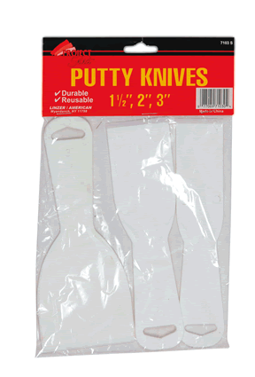Linzer Plastic Putty Knife Set [7103-S]