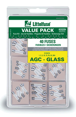 Littelfuse Asst Value Pk- 3ag Agc 41pc [00940557ZXA]