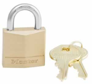 Master Lock Brass Padlock [130D]