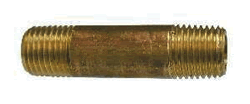 Midland Metal Nipple Brass 1/8"X1-1/2" [28-140]