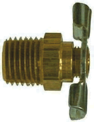 Midland Metal Drain Cock Brass 1/8" [46074]
