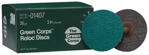 3M Green Core Roloc Disc 3" [01407]