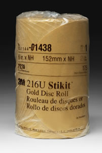 3M Stik-It Disc Roll 220a 6" [01438]