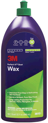 3M Perfect-It Boat Wax Qt [36113]