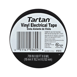 3M Electrical Tape 3/4"X60 Ft [93604]