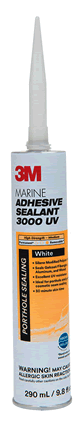 3M Sealant 3000uv White Cart [98241]