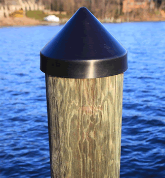 Monarch Marine Black Cone Piling Cap 8" [BCPC8]