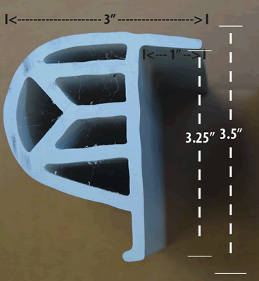 Monarch Marine Dock Fender 90 Deg White 8' [DF90W8]