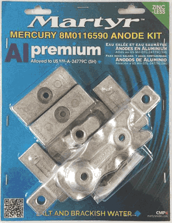 Martyr Merc Verado Anode Kit [CM8M0116590KITA]