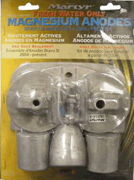Martyr Bravo III 2004-Present Magnesium Anode Kit