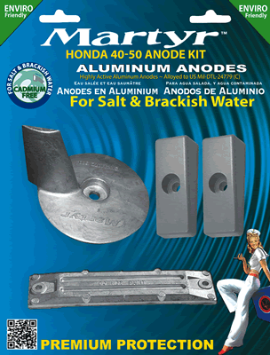 Martyr Anode Kit Honda 40-50 Hp [CMHBF4050KITA]