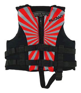Flowt Vest Red Child Neoprene [40219CLD]