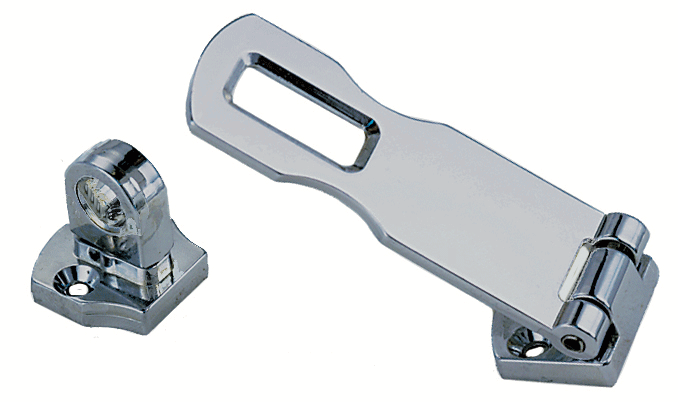 Perko Hinged Locking Hasp [1194DP0CHR]