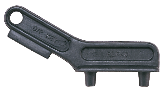 Perko Deck Plate Key Black Plastic [12487-8DP]