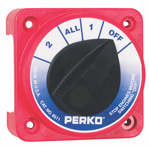 Perko Batt Switch Compact W/O Lock [8511DP]