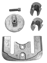 Performance Metals Bravo II and III Aluminum Anode Kit