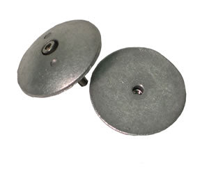 Performance Metals Aluminum Rudder Anode 1-7/8"