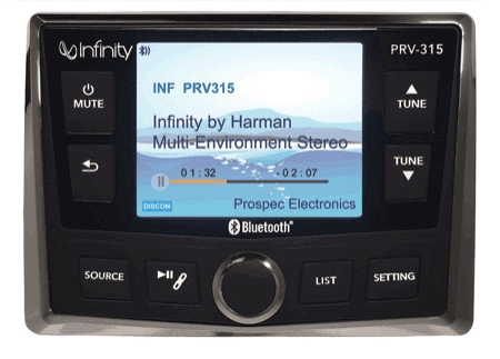 Prospec Am/Fm/Usb/Bt W/P Stereo [INF-PRV315]