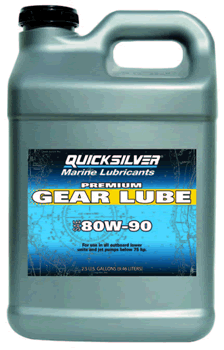 Mercury / Quicksilver 858059Q01 Sae 80w90 Gear Lube 2.5 Gallon