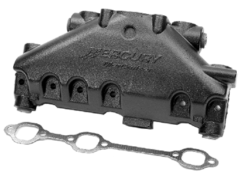 Mercury / Quicksilver 864612T01 Exhaust Manifold V 6 Dry Joint