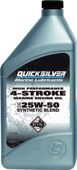 Mercury / Quicksilver 8M0053662 25w50 Syn Blend Verado 1 Liter