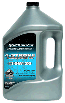 Mercury / Quicksilver 92-8M0078617 10w30 4-Stroke Marine Engine Oil Gallon