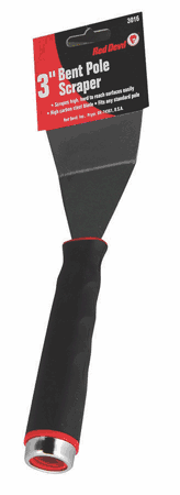 Red Devil 3" Bent Pole Scraper [3016]