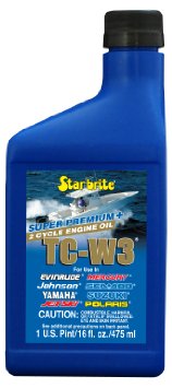 Starbrite Super Premium 2-Cycle Engine Oil TC-W3 Pint