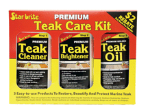 Starbrite Premium Teak Care Kit 16 oz