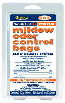 Starbrite Slow Release Mildew Odor Control Bags 2-Pack
