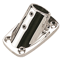 Sea-Dog 286145-1 Chrome Zinc 45-D Rectangle Base 7/8"