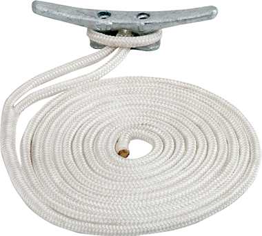 Sea-Dog Db Nyl Dl 3/8"X10' White [302110010WH-1]