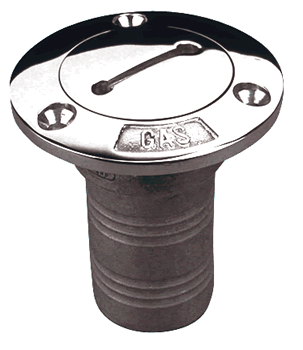 Sea-Dog 351320-1 SS Hose Deck Fill Gas 1-1/2"