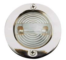 Sea-Dog 400135-1 SS Round Transom Light