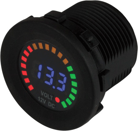 Sea-Dog Rainbow Display Voltmeter [421617-1]