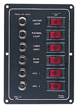 Sea-Dog 422800-1 Alum Breaker Panel