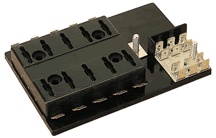 Sea-Dog 445191-1 Fuse Holder 6 Gang Atc