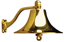 Sea-Dog 455000 Cast Polished Brass Bell 6"