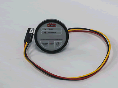 Sea Fire Fire System Monitor-Round-Old [131-411]