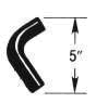 Sierra 1870704 Heater Hose-Merc