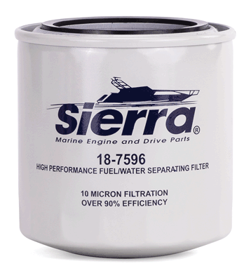 Sierra Fuel Filter Spin On Merc [18-7596]