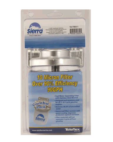 Sierra 1879841 Filter Kit S.S. 10 Micron 1/4"
