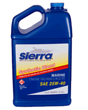 Sierra 18-94404 Synthetic Blend 4-Stroke Oil 25w40 5 Quarts