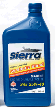 Sierra 189440CAT2 Catalyst Oil 25w40 Syn Blend Qt