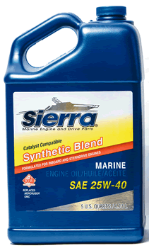 Sierra 189440CAT4 Catalyst Oil 25w40 Syn Blend 5qt