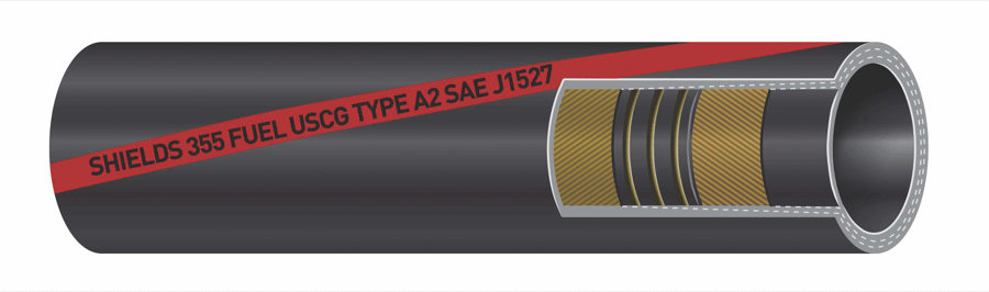Shields Fuel Fill Hose (50'CTN) 1-1/2" [116-355-1120]
