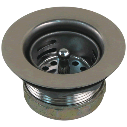 Scandvik Sink Drain 1-1/2" S/S [19003]