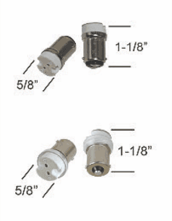 Scandvik Light Base Adapter Ba15d-G4 [41120P]